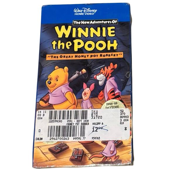 Disney Home Video Winnie the Pooh Great Honey Pot Robbery VHS - SEALED & NEW - Picture 1 of 2